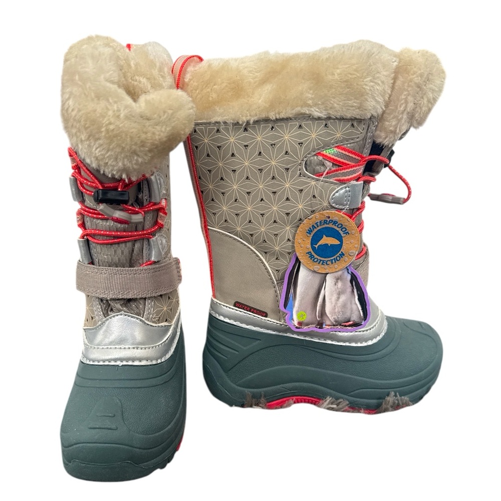 Jambu KD Nydia Waterproof Girls Kids Winter Snow Boot US 10, new with tags!